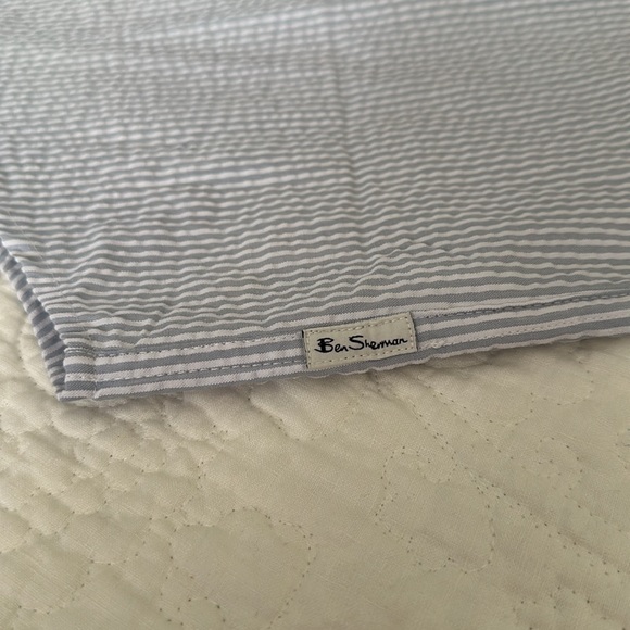 Men’s Ben Sherman blue/white seersucker shirt - Picture 13 of 13